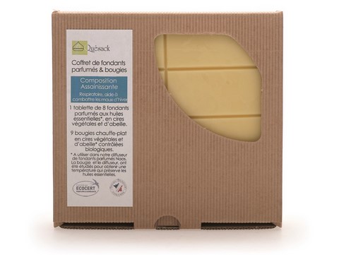 Fondants de cire parfumé contrôlé biologique