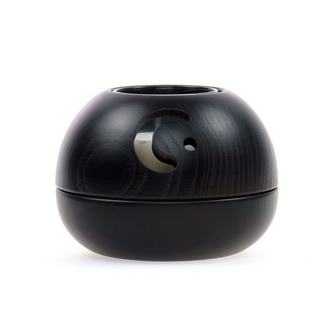 Photophore diffuseur d'huiles essentielles modèle Orion coloris ébène