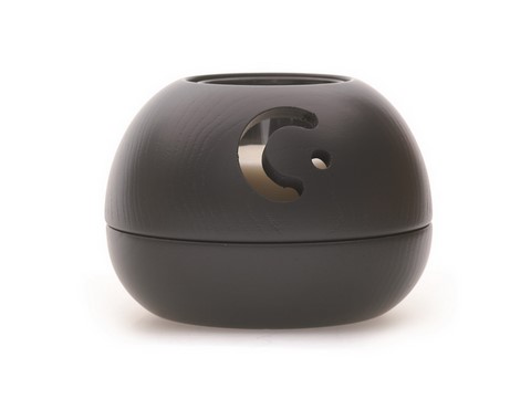 Diffuseur d'huiles essentielles et photophore modèle Orion coloris gris foncé
