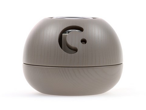 Diffuseur d'huiles essentielles Quésack modèle Saturne gris taupe