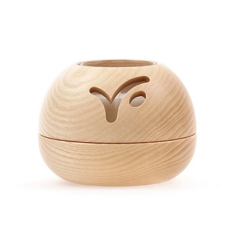 Diffuseur d'huiles essentielle et photophore  modèle Véga coloris naturel